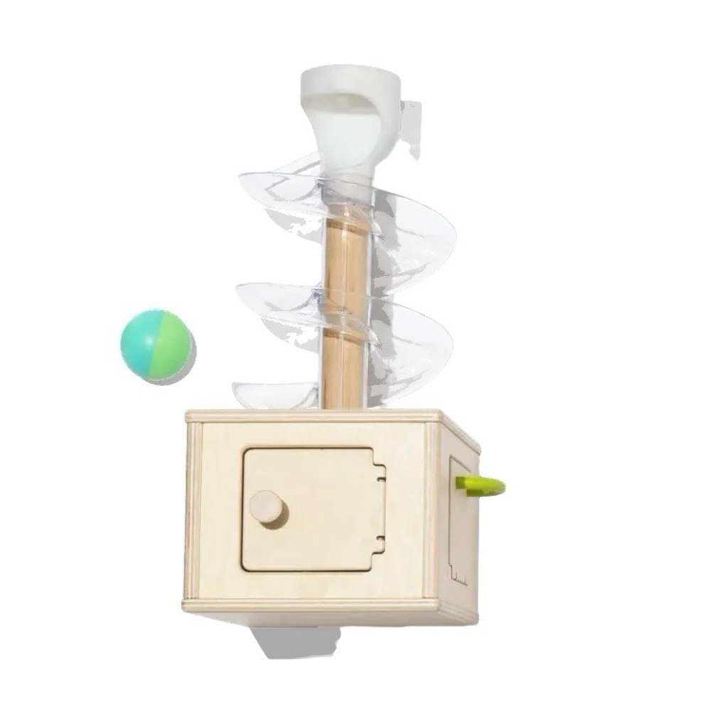 Lovevery Slide and Sleek Ball Run Wooden Montessori Toy